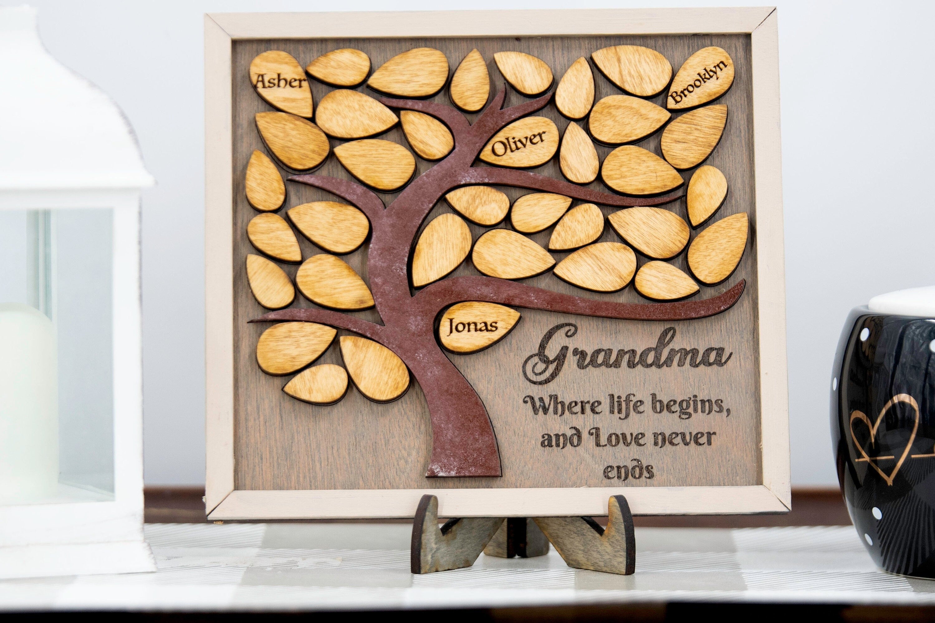 Birthday family tree gift for a woman who has everything - Family Tree Gifts